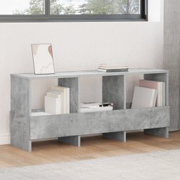 vidaXL Tijdschrift Rek Beton Grijs 102 x 30 x 45 cm