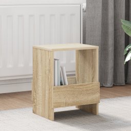 vidaXL Tijdschrift Rek 2 st Sonoma Eiken 35 x 30 x 45 cm