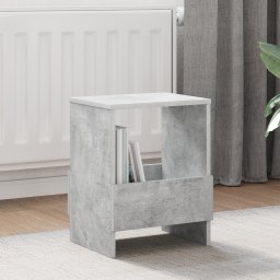 vidaXL Tijdschrift Rek 2 st Beton Grijs 35 x 30 x 45 cm