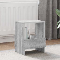 vidaXL Tijdschrift Rek Grijs Sonoma 35 x 30 x 45 cm