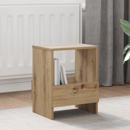 vidaXL Tijdschrift Rek Artisan Eiken 35 x 30 x 45 cm