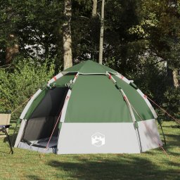 vidaXL Instant tent met regenhoes voor 4 personen met snelle release