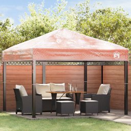 vidaXL Gazebo Dekking Vervanging 300 x 300 x 26 cm Transparant PVC