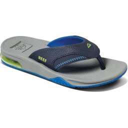 Reef Little Fanning - Maat 19.20 - Jongens Slippers - Navy/Lime