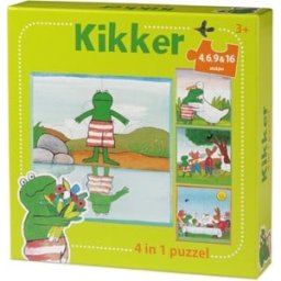 De Wereld van Kikker - 4 in 1 Puzzel