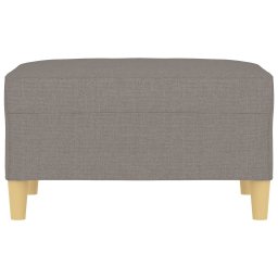 vidaXL Voetenbank 70x55x41 cm stof taupe