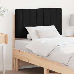 vidaXL Gestoffeerd hoofdbord Bruin en zwart 80 cm Massief grenenhout