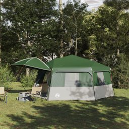 vidaXL Instant tent met regenhuif voor 12 personen met snelontgrendeling