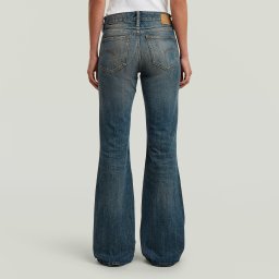 Stevey Flare Jeans - Donkerblauw - Dames