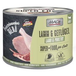 MAC´s Cat Fijnproever 6 x 200 g Kattenvoer - Lam & Gevogelte