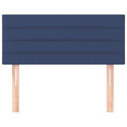 vidaXL Hoofdbord 80x5x78/88 cm stof blauw