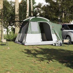 vidaXL Autotent 4-persoons waterdicht groen