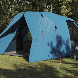 vidaXL Dome Tent 6-Person met dak met opslag Blauw 500 x 314 x 206 cm