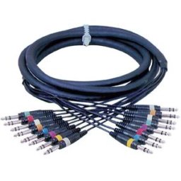 DAP Audio Multicore Studio, 03m, 8x Stereo Jack
