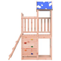 vidaXL Speeltoren Bruin 110,5 x 52,5 x 215cm Massief Douglas hout