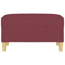 vidaXL Voetenbank 70x55x41 cm stof wijnrood