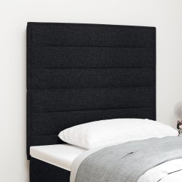 vidaXL Hoofdbord Zwart 100 cm Stof