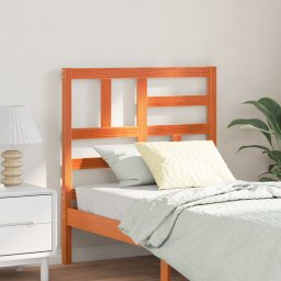 vidaXL Bed Hoofdbord Wasbruin 80,5 x 4 x 104 cm Massief grenenhout