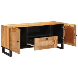 vidaXL TV-kast Bruin 105 x 33 x 46 cm Massief Mango Hout