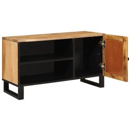 vidaXL TV-kast Bruin 80 x 33 x 46 cm Massief Mango Hout