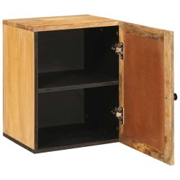 vidaXL Badkamer Hangkast Bruin 38 x 33 x 48 cm Massief Mango Hout