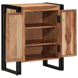 vidaXL Schoenenkast 56 x 35 x 70 cm Massief acaciahout Bruin