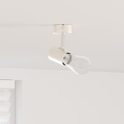 vidaXL Plafondspot met schijnwerpers Nikkel 6,5 x 6 x 11,5 cm Metaal
