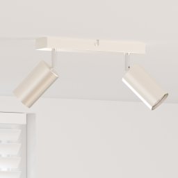 vidaXL Plafondspot met schijnwerpers Nikkel 26 x 6 x 16 cm Metaal