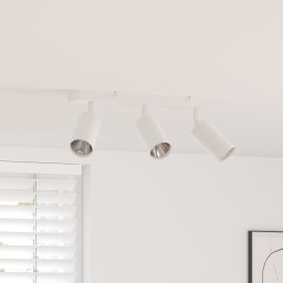 vidaXL Plafondspot met schijnwerpers Wit 38 x 6 x 16 cm Metaal