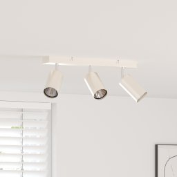 vidaXL Plafondspot met schijnwerpers Nikkel 38 x 6 x 16 cm Metaal