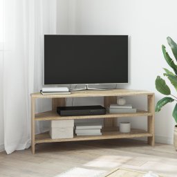 vidaXL HoekTVKast 102x40,5x45cm Sonoma Eiken Bewerkt hout