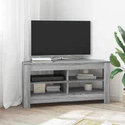 vidaXL HoekTVKast 102 x 40,5 x 45 cm Grijs Sonoma Bewerkt hout