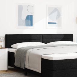 vidaXL Hoofdbord Zwart 200 cm Stof