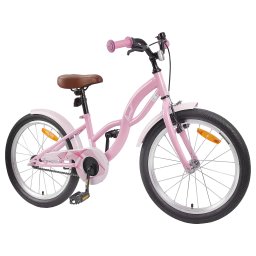 vidaXL Kinderfiets 20 Inch voor 6-11 jaar oud Lichtroze