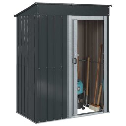 vidaXL Tuinhuisjes Antraciet 137 x 81 x 180 cm Metaal
