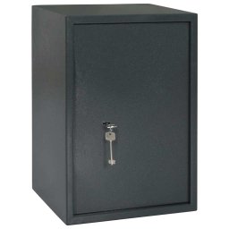 vidaXL Kluisdoos met slot Donkergrijs 35 x 31 x 50 cm Staal