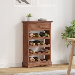 vidaXL Wijnrek 55 x 23 x 85 cm Massief Mahoniehout