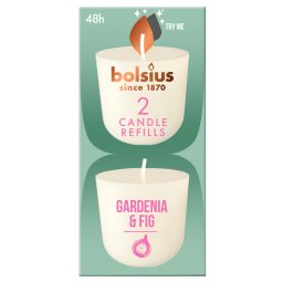 Bolsius Gardenia & Fig Candle Refills