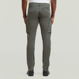 Rovic Zip 3D Regular Tapered Broek - Grijs - Heren