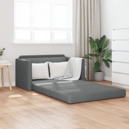 vidaXL Slaapbank Donkergrijs 124 x 71 x 78 cm Stof