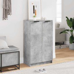 vidaXL Schoenenkast 59x35x100,5 cm bewerkt hout betongrijs