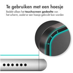 Accezz Gehard Glas Full Cover voor Samsung Galaxy S25 Plus Smartphone screenprotector Transparant