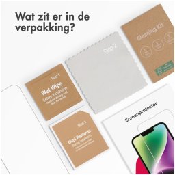 Accezz Gehard Glas Full Cover voor Samsung Galaxy S25 Ultra Smartphone screenprotector Transparant