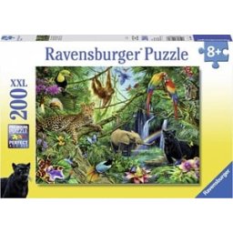 Dieren In De Jungle Puzzel (200 XXL stukjes)
