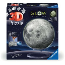 Maan Glow in the Dark 3D Puzzel (72 stukjes)