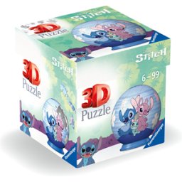 Disney Stitch, Angel and Scrump 3D Puzzelbal (55 stukjes)