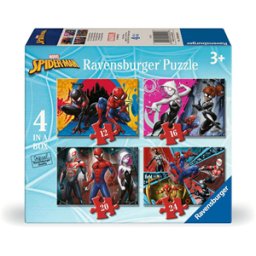 Marvel Spider-Man (4 in 1 Puzzel)