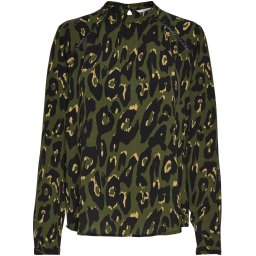 ONLY - maat 40 - ONLNEW MALLORY LS BLOUSE AOP WVN NOOS Dames T-Shirt