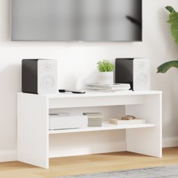 vidaXL TV-kast 80 x 35 x 40 cm Wit Bewerkt hout