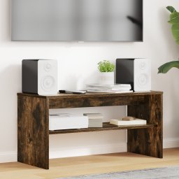 vidaXL TV-kast 80 x 35 x 40 cm Gerookt eiken Bewerkt hout